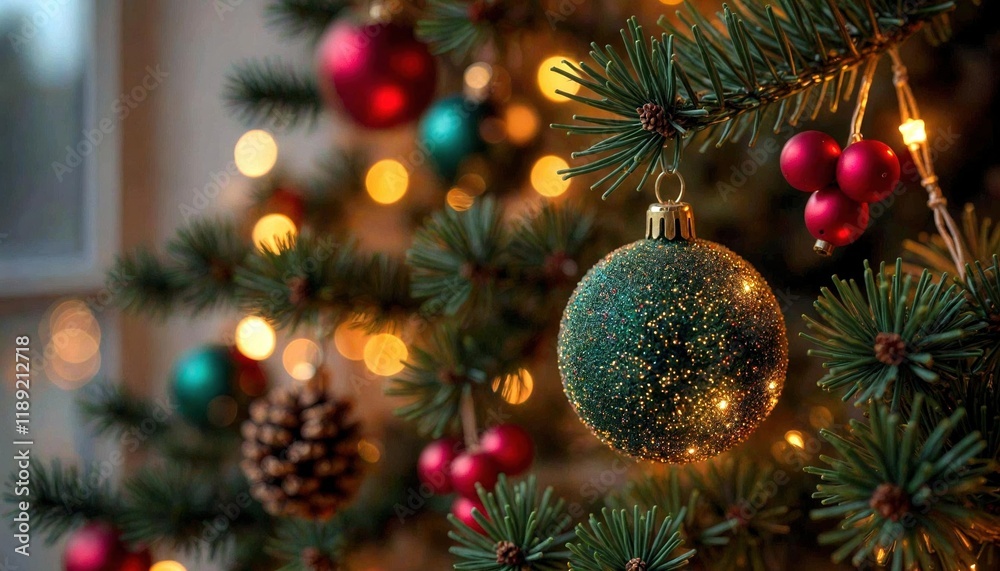 Fototapeta premium West Coast Modern Christmas Tree