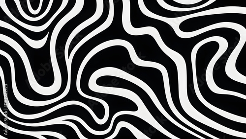  A Zebra skin maze pattern