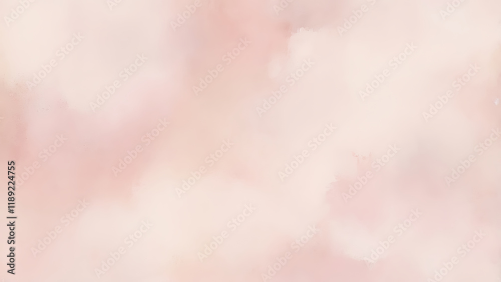 Naklejka premium Detailed close up of vibrant pink background with intricate leaves scattered throughout, A soft, pastel pink background with delicate swirls