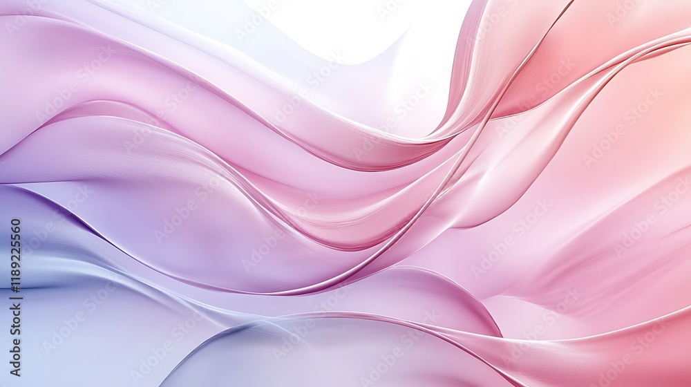Obraz premium Abstract Pink and Purple Wave Abstract