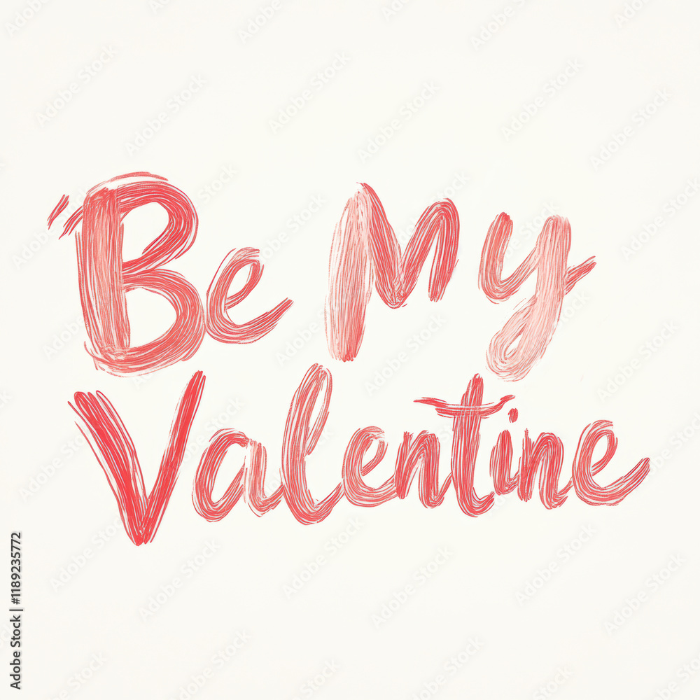 Obraz premium Valentine’s Day greeting card text.