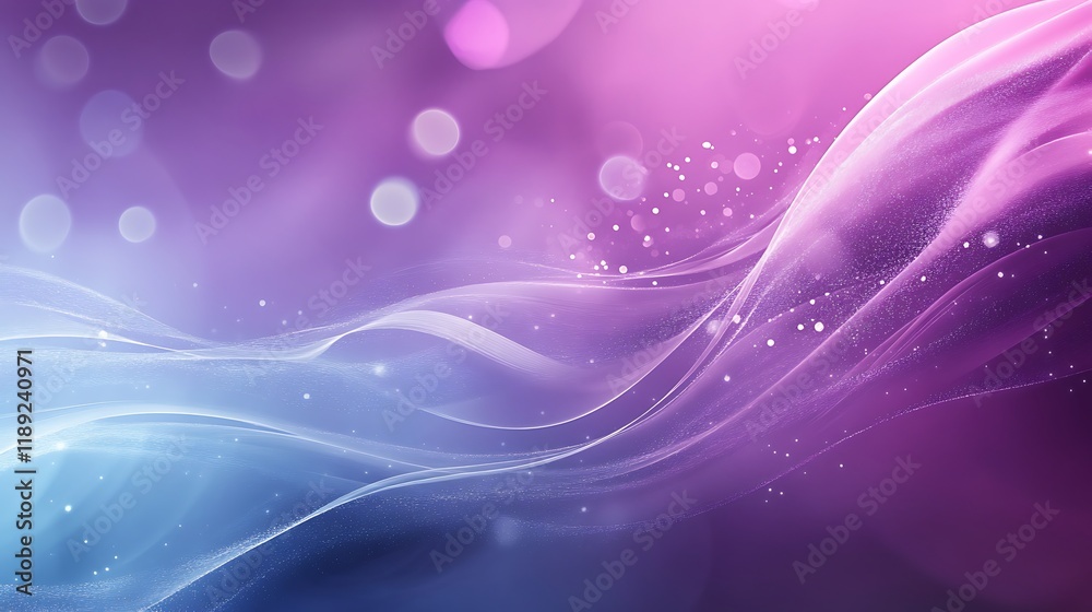 Fototapeta premium Abstract Purple Blue Wave Background Design