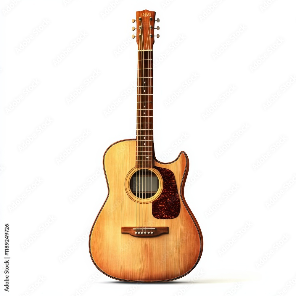 Obraz premium a wooden string guitar