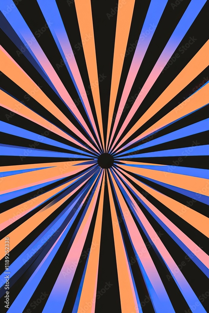 A vibrant radial pattern featuring alternating orange and blue stripes, creating a dynamic and eye-catching visual effect. A vibrant radial pattern featuring alternating orange and blue stripes, creating a dynamic and eye-catching visual effect.