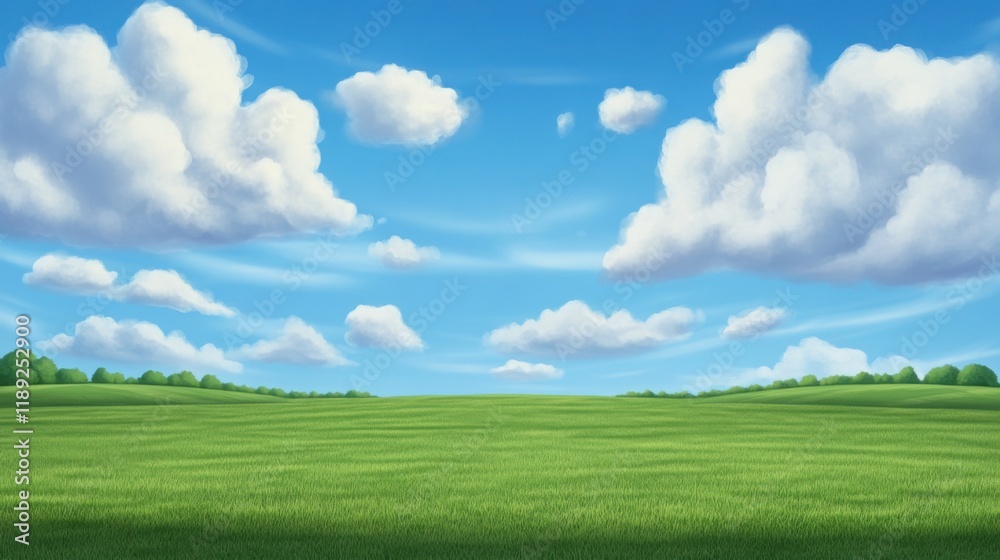 a vast green field with shadows of clouds gently moving across it a vast green field with shadows of clouds gently moving across it