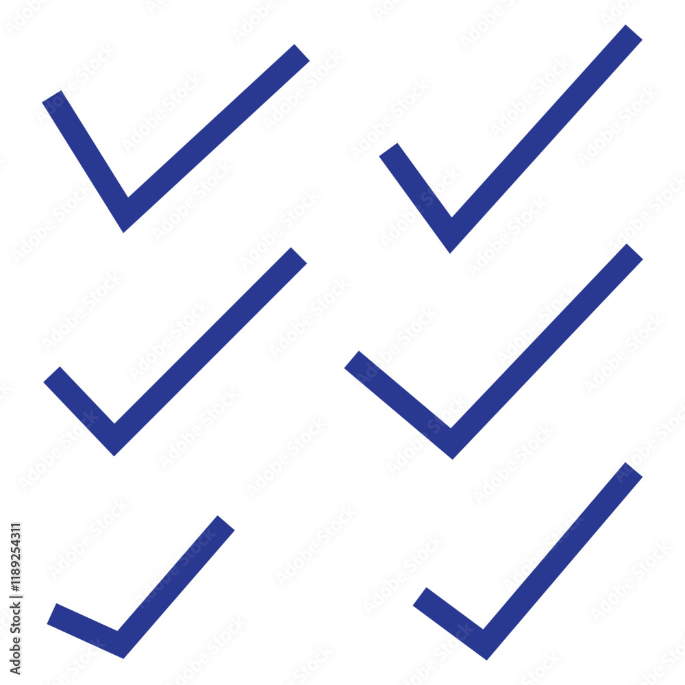 check list icon set. approved symbol, checked checkbox mark, checkmark set, editable line. check list icon set. approved symbol, checked checkbox mark, checkmark set, editable line.