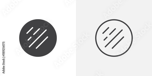 Flat bread icon flat and simple set design