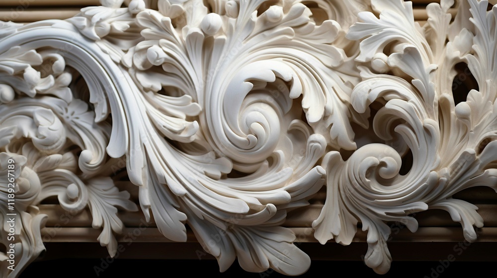 A photo of the intricate marble carvings A photo of the intricate marble carvings