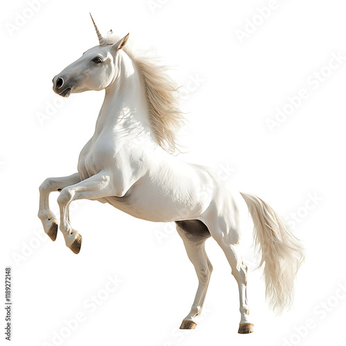 White unicorn High quality Realistic image