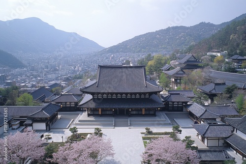 Higashi Hongan-ji Temple in Kyoto, Japan