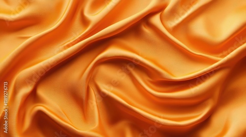 Abstract Background with 3D Wave Gradient Silk Fabric
