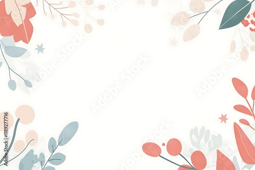 autumn watercolor frame, background. watercolor flowers frame, background for design, pastel bohemian colors.