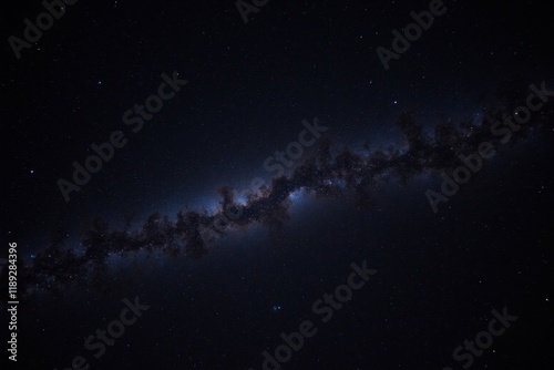 Breathtaking View of the Milky Way Dominating the Night Sky