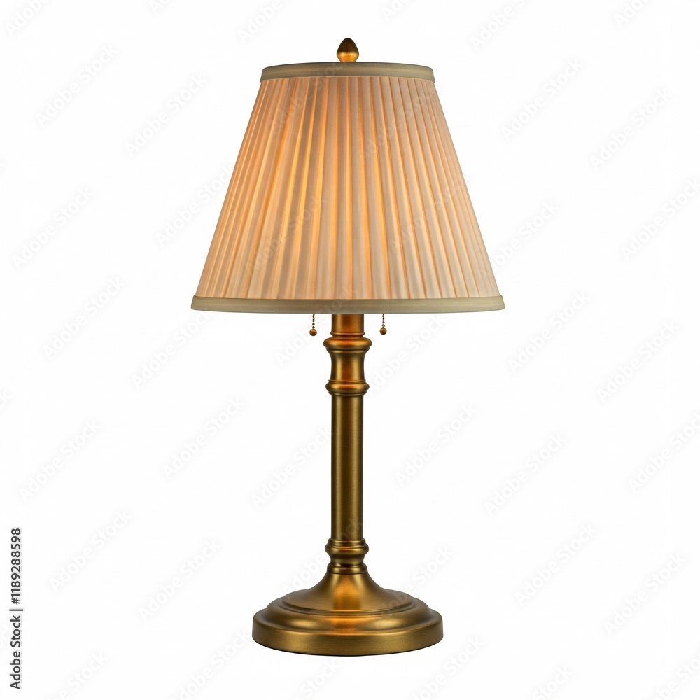 desk lamp isolated on white