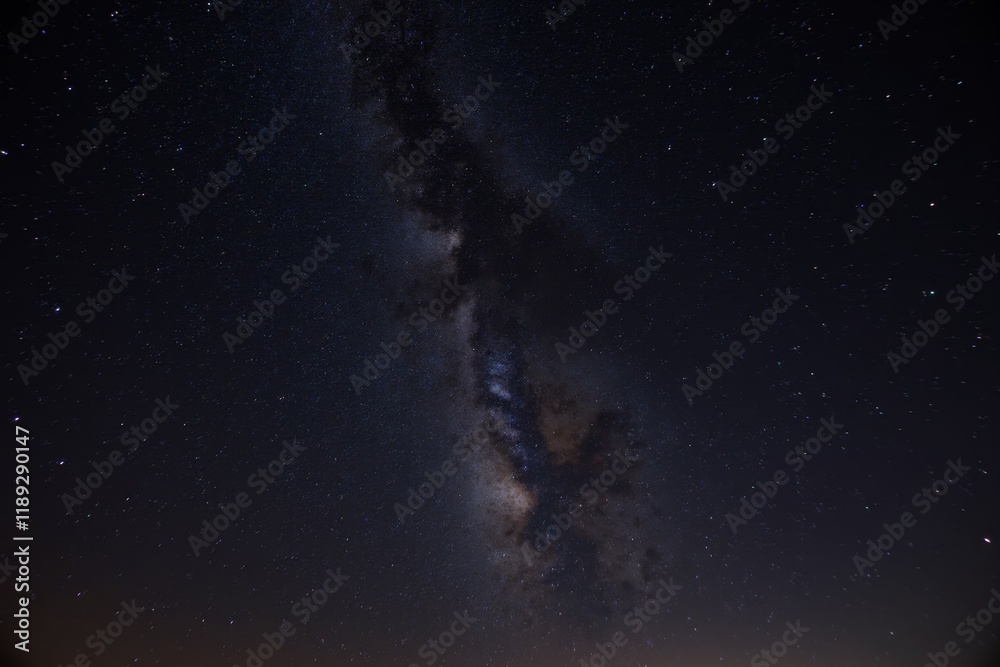 Fototapeta premium Milky Way Majesty: A Night Sky Spectacle