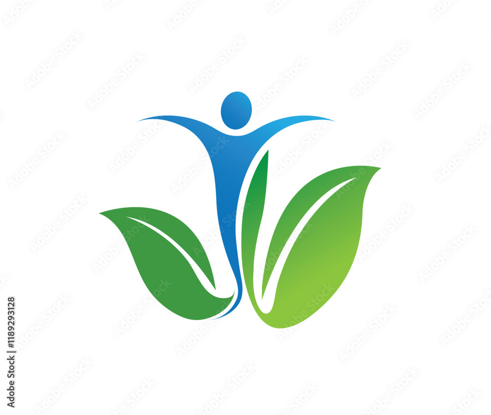 Healthy body wellness Leaves logo vector symbol design illustration
Healthy body wellness Leaves logo vector symbol design illustration