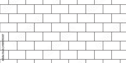 Pavement seamless mosaic stone concrete wall surface tiles. subway vector block rock white brick wall texture background.