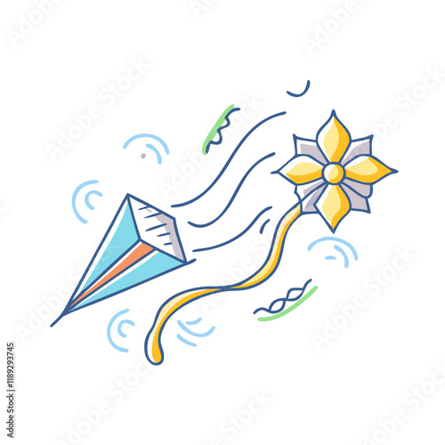 summer breeze vector icon, summer breeze vector illustration - simple illustration of summer breeze, perfect for logos,and summer breeze -themed designs. photo