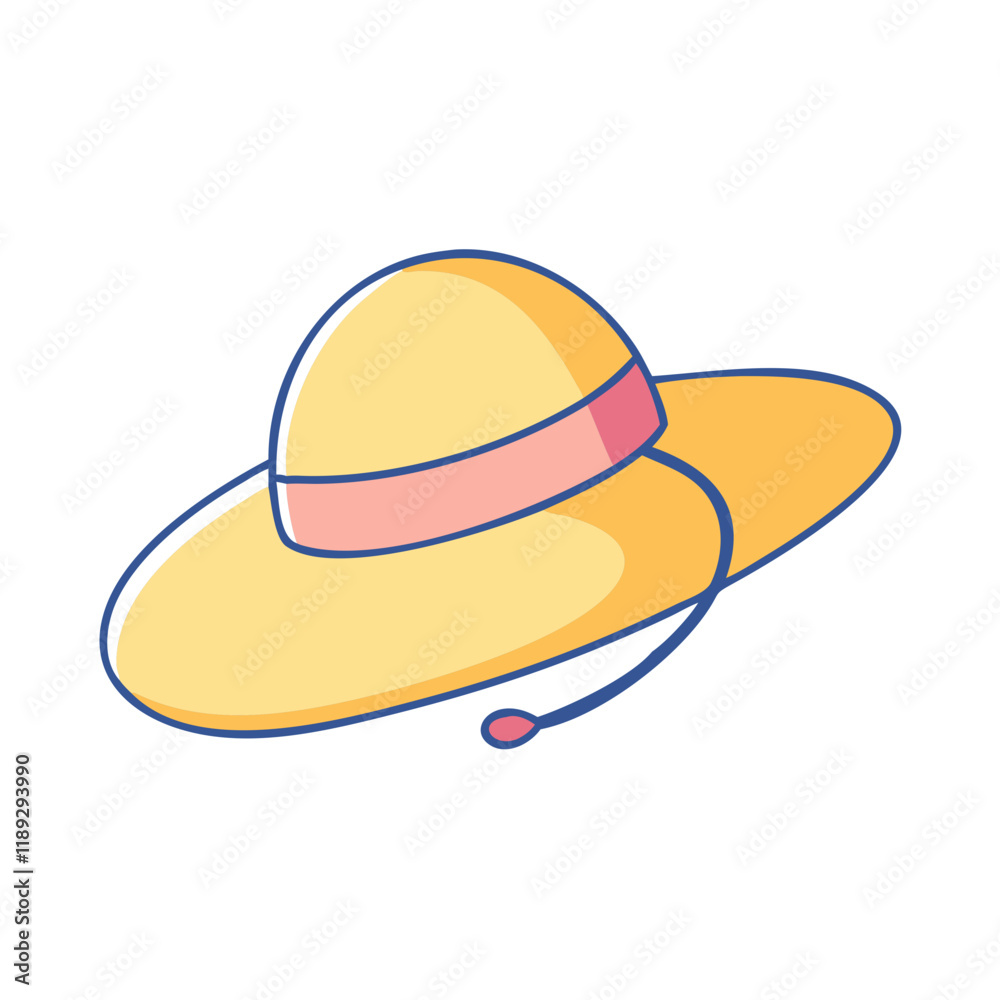 sun hat vector icon, sun hat vector illustration - simple illustration of sun hat, perfect for logos,and sun hat -themed designs. sun hat vector icon, sun hat vector illustration - simple illustration of sun hat, perfect for logos,and sun hat -themed designs.