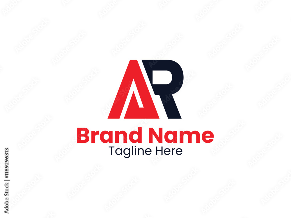 Vector AR or RA letter logo Template. AR logo. Vector AR or RA letter logo Template. AR logo.