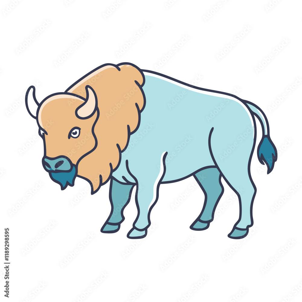 bison vector icon, bison vector illustration - simple illustration of bison, perfect for logos, and bison -themed designs. bison vector icon, bison vector illustration - simple illustration of bison, perfect for logos, and bison -themed designs.