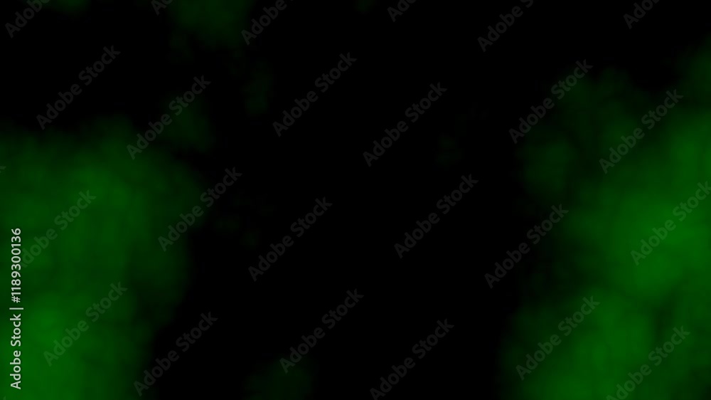 Green cloud of poisonous gas 4k animation Green cloud of poisonous gas 4k animation