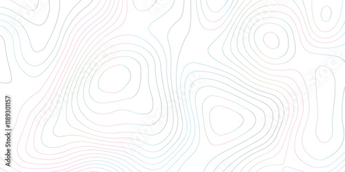 
Topographic map patterns, topography line map. Vintage outdoors style. Abstract topographic contours map background. Abstract Topographic Pattern in Black and White.
