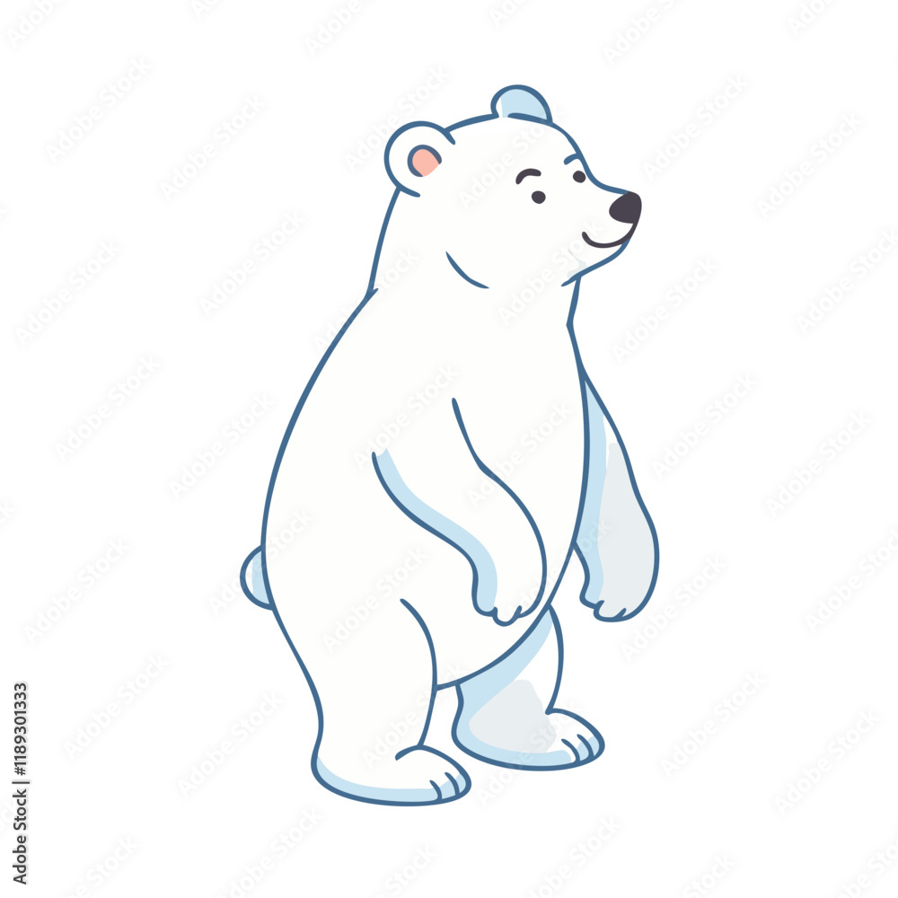 polar bear vector icon, polar bear vector illustration - simple illustration of polar bear, perfect for logos, and polar bear -themed designs. polar bear vector icon, polar bear vector illustration - simple illustration of polar bear, perfect for logos, and polar bear -themed designs.