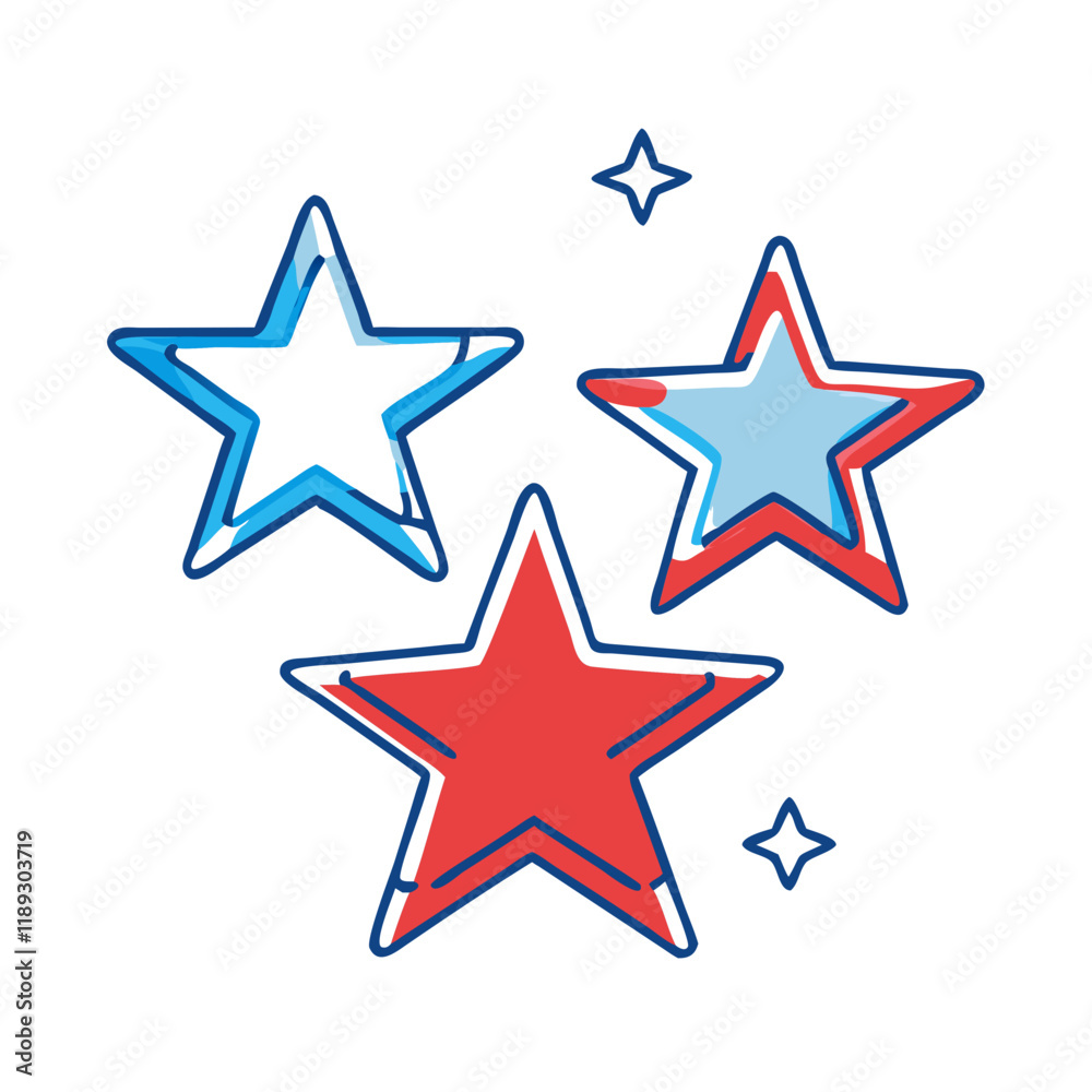 red white and blue stars vector icon, red white and blue stars vector illustration - simple illustration of red white and blue stars, perfect for logos, and red white and blue stars -themed designs. red white and blue stars vector icon, red white and blue stars vector illustration - simple illustration of red white and blue stars, perfect for logos, and red white and blue stars -themed designs.
