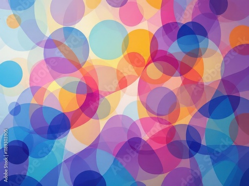Wallpaper Mural Vibrant Abstract Bubbles Background Torontodigital.ca