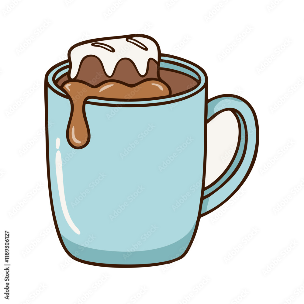 hot chocolate mug vector icon, hot chocolate mug vector illustration - simple illustration of hot chocolate mug, perfect for logos, and hot chocolate mug -themed designs. hot chocolate mug vector icon, hot chocolate mug vector illustration - simple illustration of hot chocolate mug, perfect for logos, and hot chocolate mug -themed designs.