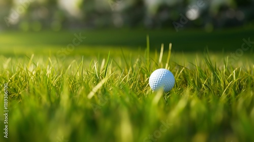 Wallpaper Mural A photo of a golf ball in tall grass Torontodigital.ca