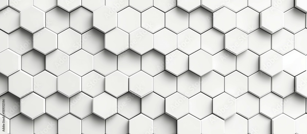 Naklejka premium 六角形の背景画像