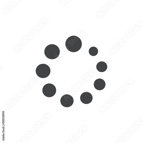 loading icon Flat logo set collection