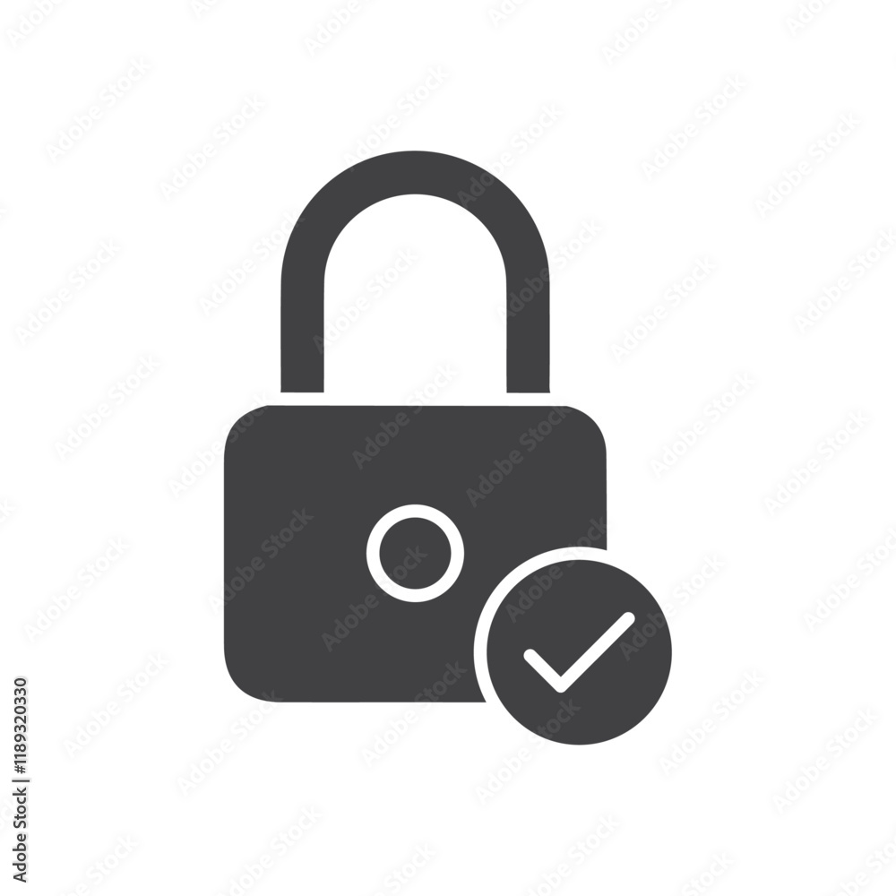 safe lock icon Flat logo set collection safe lock icon Flat logo set collection