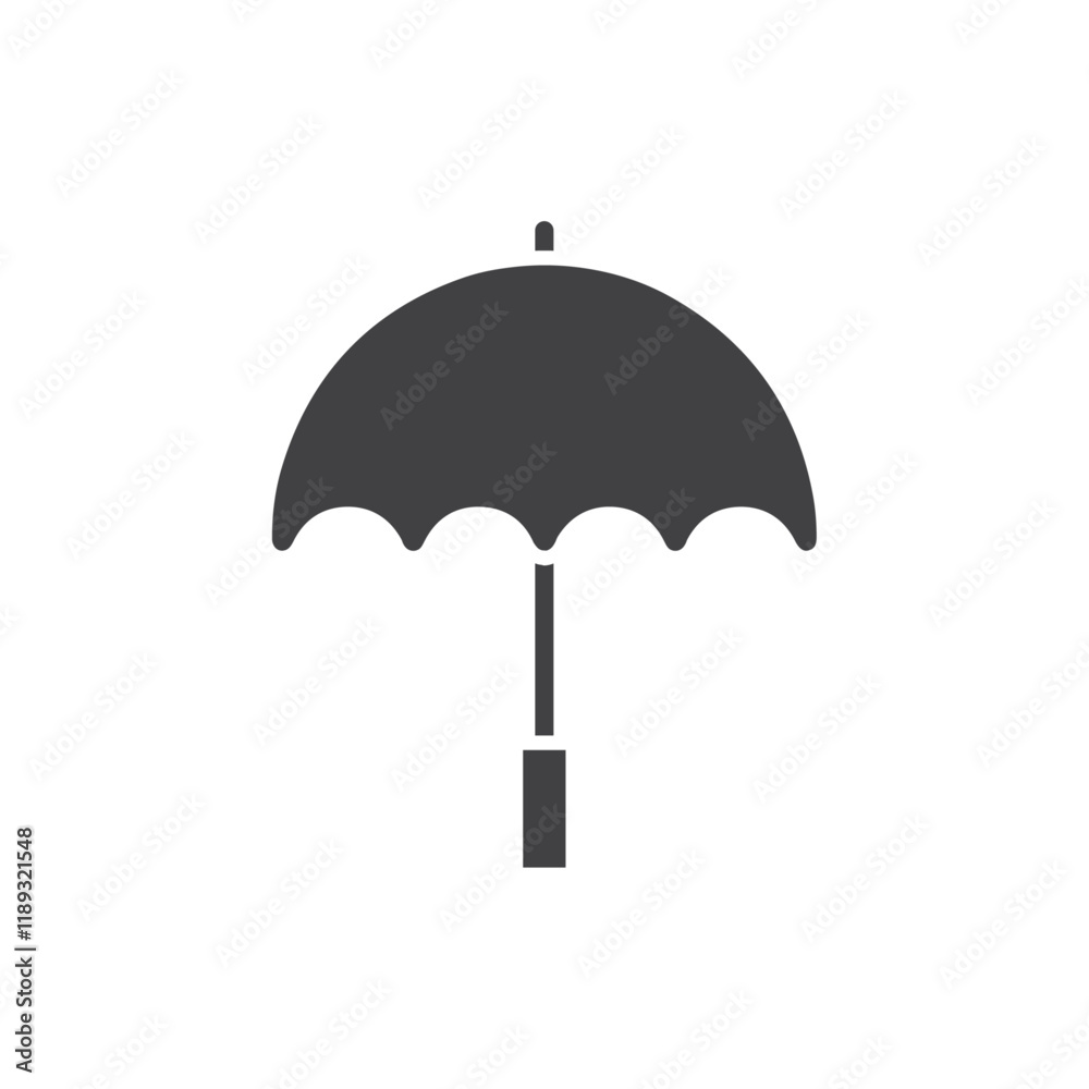 umbrella icon Flat logo set collection umbrella icon Flat logo set collection