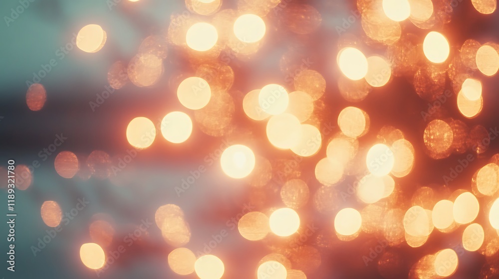 Abstract Orange and Teal Bokeh Lights Background Abstract Orange and Teal Bokeh Lights Background