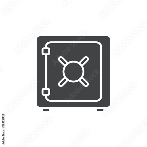 vault icon Flat logo set collection