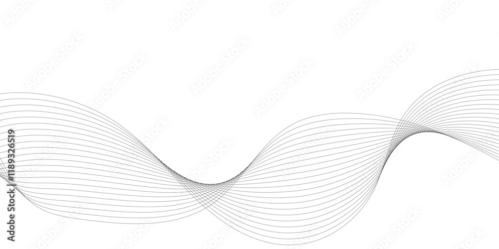 frequency sound wave, twisted curve lines with blend effect. frequency sound wave, twisted curve lines with blend effect.