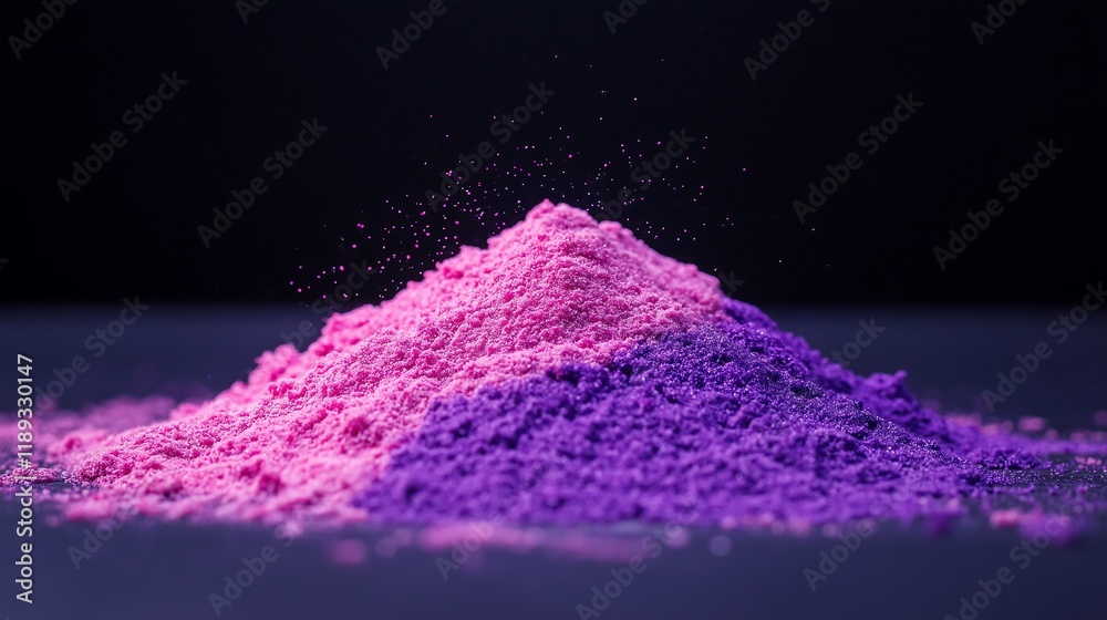 Fototapeta premium Surreal pink and violet sand texture