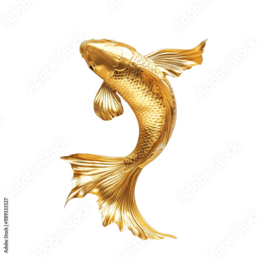 Golden Koi Fish Sculpture: A Symbol of Wealth, Luck and Prosperity