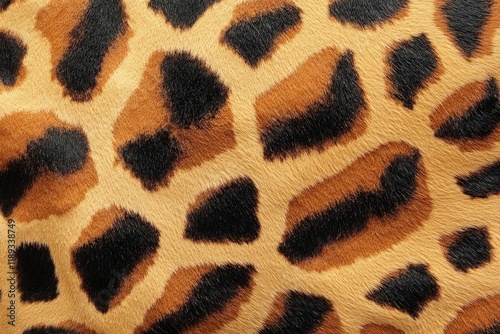 Giraffe skin texture isolated. Close-up giraffe pattern. Wild Animal fur. Giraffe spots. Realistic giraffe skin. Giraffe design texture. Wild Animal texture. Detailed Giraffe Skin for Designers.