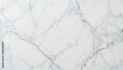 White Marble Surface with Gray Veining