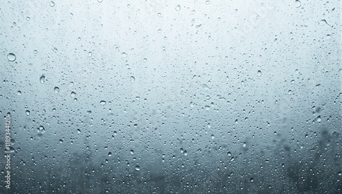 Transparent glass with captivating condensation streaks water droplets cascading down in a refreshing display