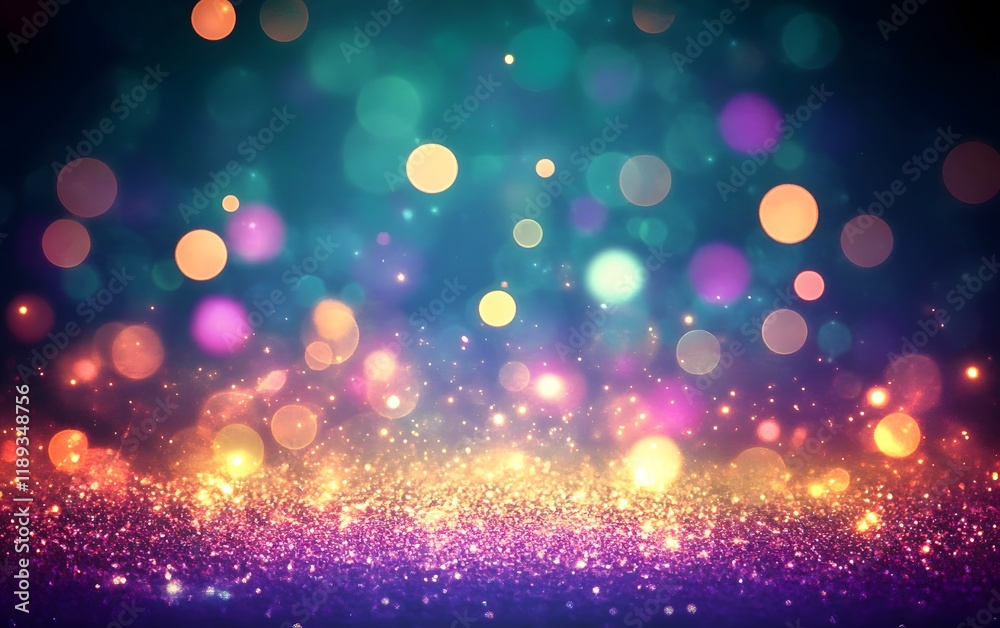 abstract background with bokeh, Generative Ai