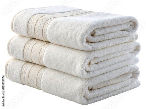 towel cotton bathroom white spa cloth textile, Folded white towels, stack of bathroom linens, plush cotton terry cloth.png
