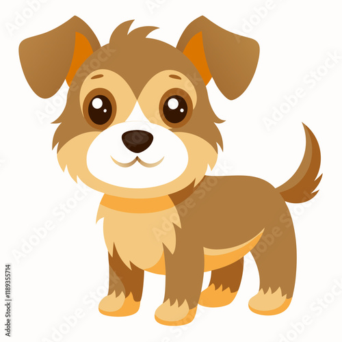 Wallpaper Mural Dog puppy vector design Torontodigital.ca