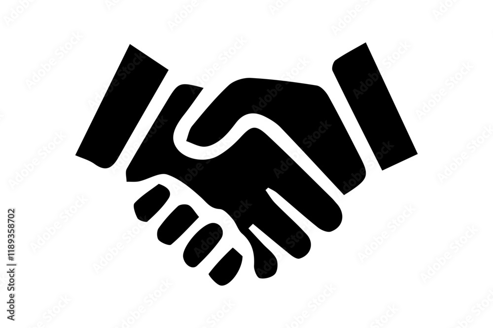 Handshake Icon, handshake vector illustration. Handshake Icon, handshake vector illustration.