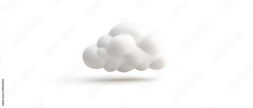 a white fluffy cloud