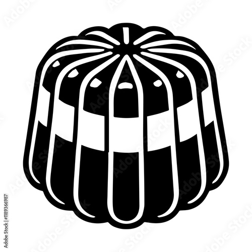 Simple Vector Icon of a marzipan treats – Logo Design Illustration